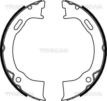 Комплект гальмівних колодок стоянкового гальма TRISCAN 810080006