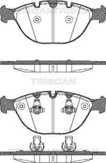 Колодки гальмівні передні TRISCAN 811011011