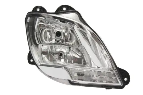 Фара Прав (H1/H7/LED/PY21W, ручн, без мотора, включає денні ходові вогні, колір відбивача: хром, колір повороту: прозор) DAF CF, XF 106 10.12- HL-DA004R TRUCKLIGHT HLDA004R