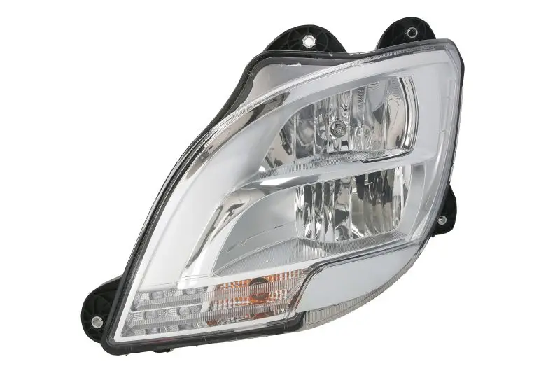 Фара лів (H1/LED/PY21W, ручн, без мотора, включає денні ходові вогні, колір відбивача: хром, колір повороту: прозор) DAF CF, XF 106 10.12- HL-DA006L TRUCKLIGHT HLDA006L (фото 1)
