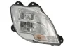Фара прав (H1/LED/PY21W, ручн, без мотора, включає денні ходові вогні, колір відбивача: хром, колір повороту: прозор) DAF CF, XF 106 10.12- HL-DA006R TRUCKLIGHT HLDA006R (фото 1)