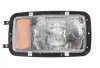 Фара Прав (H4/P21W/T4W, ручн, без мотора, колір відбивача: срібн, колір повороту: помаранчевий) MERCEDES MK, SK 07.87-09.96 HL-ME014R TRUCKLIGHT HLME014R (фото 1)