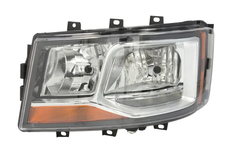 Фара лів (2*H7/H21W/LED, електричн, з мотором, включає денні ходові вогні, колір відбивача: хром) SCANIA G II, L, P II, R II, S 06.17- HL-SC008L TRUCKLIGHT HLSC008L (фото 1)