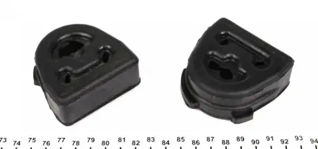 Гумка глушника MB Sprinter/VW LT 96-06 AUTOMOTIVE TRUCKTEC 02.39.042