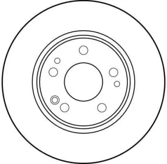 Диск гальмівний (1 шт.) MERCEDES 200/230/250/300/E200/E220/E250 ="" TRW DF1581