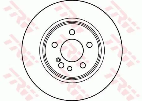 Диск гальмівний (1 шт.) MERCEDES 400/420/500/600/S420/S500/S600 ="" TRW DF2596