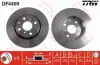Диск гальмівний (1 шт.) CITROEN/PEUGEOT/TOYOTA C1/107/Aygo F "05>> ="" TRW DF4469 (фото 1)