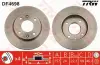 Диск гальмівний (1 шт.) HYUNDAI/KIA Elantra/Matrix/Sonata(YF)/Cerato "F D=257mm "00-15 ="" TRW DF4698 (фото 1)