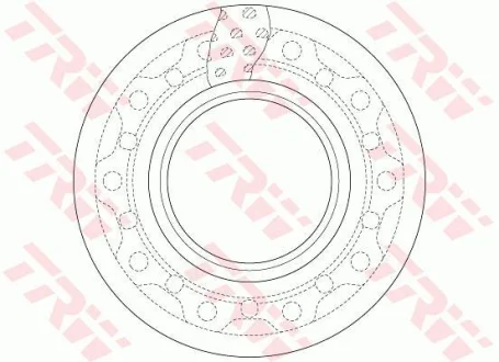 Гальмівний диск TRW DF5017S