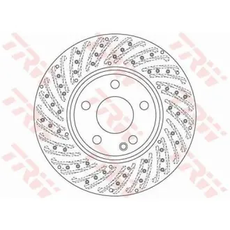 Диск гальмівний MERCEDES A(W176)/ B(W246) "F D=295mm "12>> ="" TRW DF6262S
