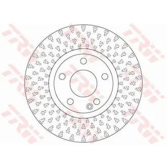 Диск гальмівний (1 шт.) MERCEDES A(W176)/ B(W246) "F D=295mm "12>> ="" TRW DF6501