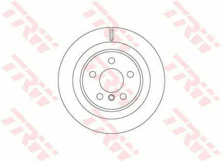 Гальмівний диск TRW DF6755