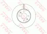 Диск гальмівний (1 шт.) HYUNDAI I20 "F D=256mm "14>> ="" TRW DF6794 (фото 1)