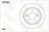 Диск гальмівний (1 шт.) HYUNDAI/KIA Grandeur/Optima/Soul &quot;R D=284mm &quot;11&gt;&gt; =&quot;&quot; TRW DF7953 (фото 1)