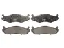 Комплект тормозных колодок переднего., CHEVROLET CAPRICE HUMMER HUMMER H1 JEEP CHEROKEE, CJ5 - CJ8, COMANCHE, GRANDEER, WRANGLER I 2.1D-6.5D 09.79-12.04 TRW GDB1207 (фото 1)