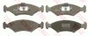 Комплект гальмівних колодок передн, FERRARI MONDIAL FORD COURIER, ESCORT III EXPRESS, ESCORT IV, FIESTA, FIESTA I, FIESTA III, FIESTA IV, PUMA 1.0-3.2 03.81-08.03 TRW GDB1222 (фото 2)