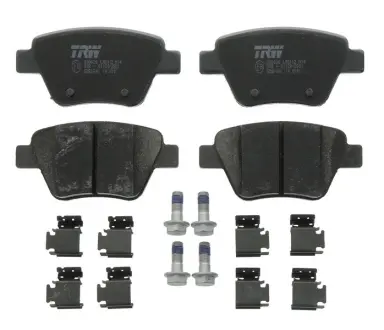 Гальмівні колодки дискові SKODA/VW Octavia/SuperB/Golf/Caddy "R "06>> ="" TRW GDB1841