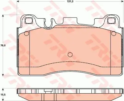 A_Гальмівні колодки дискові MERCEDES CLS63AMG/W218/E63AMG/W212/SLS AMG "R "11>> ="" TRW GDB1906