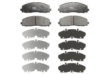 Гальмівні колодки дискові CHRYSLER/FIAT/VW Voyager/Freemont/Routan "F "11>> ="" TRW GDB1944