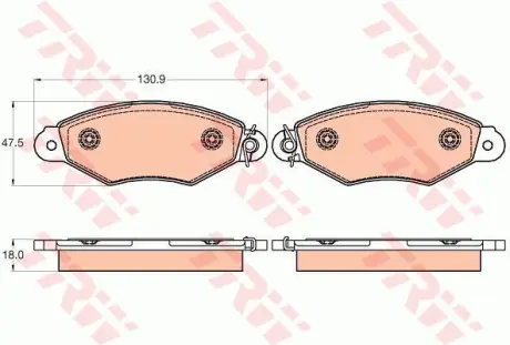 Гальмівні колодки TRW GDB2024