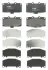 Гальмівні колодки дискові SUBARU Impreza/Impreza Estate/Wagon (Plus) =&quot;&quot; TRW GDB3307 (фото 1)