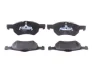 Комплект гальмівних колодок передн, CHRYSLER GRAND VOYAGER III, RAM, VOYAGER III, VOYAGER IV DODGE CARAVAN 2.0-3.8 01.95-07.09 TRW GDB4128 (фото 1)