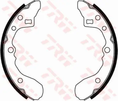 Гальмівні колодки барабанні MAZDA 323 ="" TRW GS8286