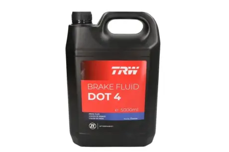 Гальмівна рідина DOT4 5л пласт. ="" TRW PFB405SE