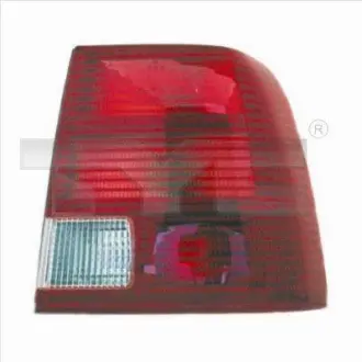VW PASSA лів. 4dv. білий червоний зад. ліхтарь (- патрон) TYC 11-0206-01-2