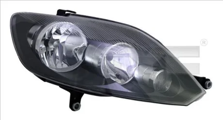 Фара Лів (H15/H7, електричн, з мотором, колір відбивача: чорн) VW GOLF V PLUS 12.04-01.09 20-12158-05-2 TYC 2012158052