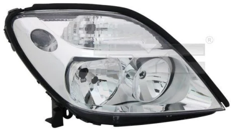 Фара Прав (H1/H7, електричн, без мотора, колір відбивача: хром) RENAULT SCENIC I 10.99-09.03 20-5973-05-2 TYC 205973052