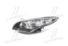 Фара левая Renault Megane III (09-) H7/H7 черная TYC 20B876A52B (фото 1)