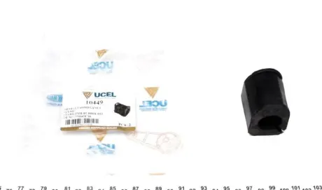 Втулка стабілізатора (переднього) Renault Megane/Scenic I 1.8/1.9DTi 96- (d=23mm) UCEL UC-EL 10449