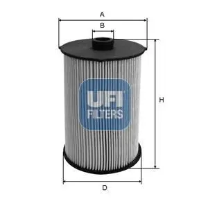 Паливний фільтр 26.043.00 UFI 2604300