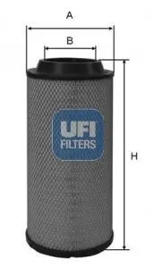 Повітряний фільтр 27.512.00 UFI 2751200