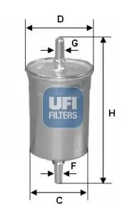 Паливний фільтр UFI 31.941.00