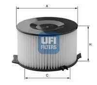 Фільтр, повітря у внутрішній простір UFI 53.067.00