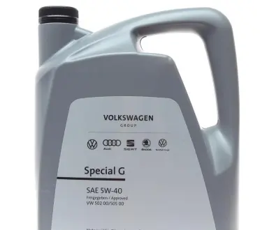 Олива моторна Special G 5W40 (5,0 л) VAG GS55502M4