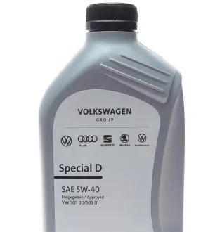 Масло моторное special d 5w-40, 1л VAG GS55505M2