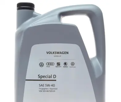 Масло моторное special d 5w-40, 5л VAG GS55505M4