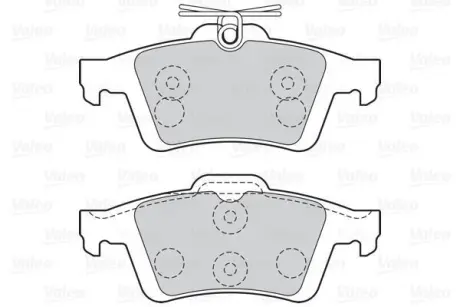 Гальмівні колодки дискові FORD/VOLVO C-Max/Focus/C30/C70/S40/V40/V50 "1,0-2,5 "R "03>> ="" Valeo 301019