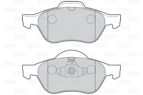 Гальмівні колодки дискові VAG/RENAULT A1/A3/Megane/Scenic/Fabia/Octavia/Bora/Golf "1,0-2,0 "F "96>> ="" Valeo 301026