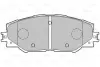 Гальмівні колодки дискові TOYOTA Auris/Prius/Rav4 &quot;1,8-2,5 &quot;F &quot;06&gt;&gt; =&quot;&quot; Valeo 301078 (фото 1)