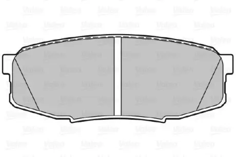 Гальмівні колодки дискові TOYOTA LandCruiser200 "4,5-4,7 "R "08>> ="" Valeo 301340