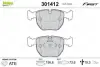 Гальмівні колодки дискові BMW 5/7/X3/X5 &quot;2,0-5,0 &quot;F &quot;94-11 =&quot;&quot; Valeo 301412 (фото 1)