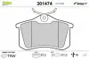 Гальмівні колодки дискові CITROEN/PEUGEOT/RENAULT C3/207/Clio/Fluence/Megane &quot;1,1-3,0 &quot;R &quot;98&gt;&gt; =&quot;&quot; Valeo 301474 (фото 1)