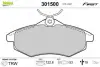 A_Гальмівні колодки дискові CITROEN C2/C3 &quot;1,1-1,4 &quot;F &quot;02&gt;&gt; =&quot;&quot; Valeo 301500 (фото 1)