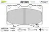 Гальмівні колодки First LEXUS/TOYOTA LX470/Land Cruiser "F "90>> ="" Valeo 301535 (фото 1)