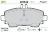 Гальмівні колодки дискові MERCEDES A-Class &quot;1,4-2,1 &quot;F &quot;97-04 =&quot;&quot; Valeo 301549 (фото 1)