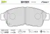 Гальмівні колодки дискові TOYOTA Camry/CarinaE/Corolla/Picnic/Rav4 &quot;1,3-2,2 &quot;F &quot;91-01 =&quot;&quot; Valeo 301551 (фото 1)